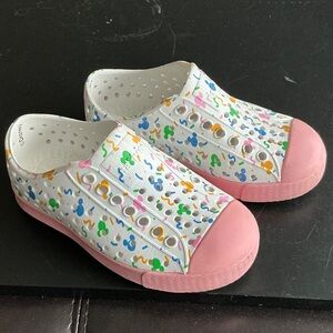 Disney themed Native shoes.